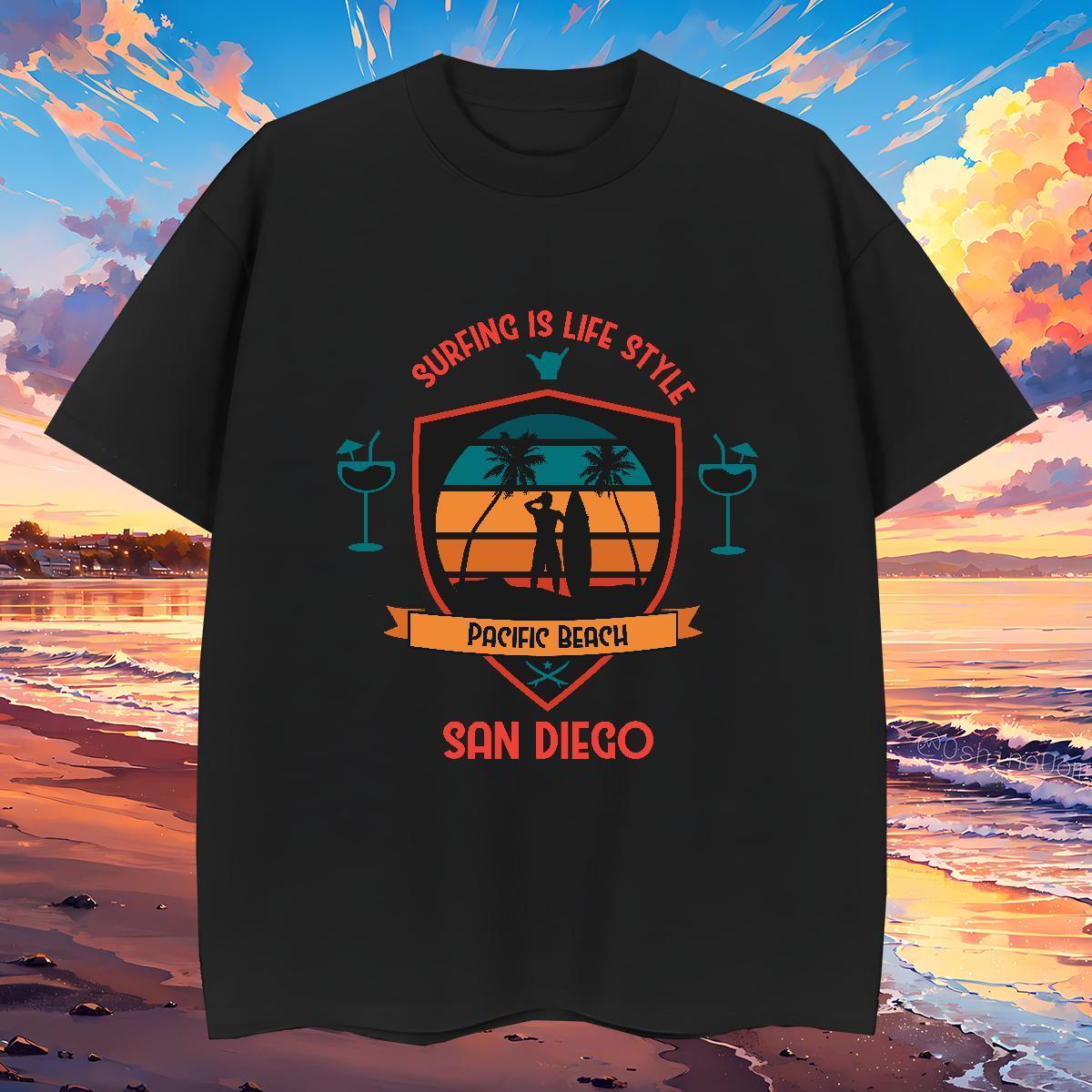 Designer beach 230g 100% Cotton Tshirt for Man Woman Casual Daily Wear Breathable Short Sleeve T-Shirts for Men 2024 DIY Custom Cartoon Tees Shirts