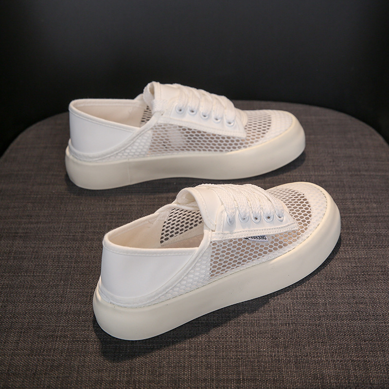 Ddmysports Summer New Instagram Korean Breathable Canvas Fashion Student Casual Women S Versatile Little White Shoes OUTDOOR