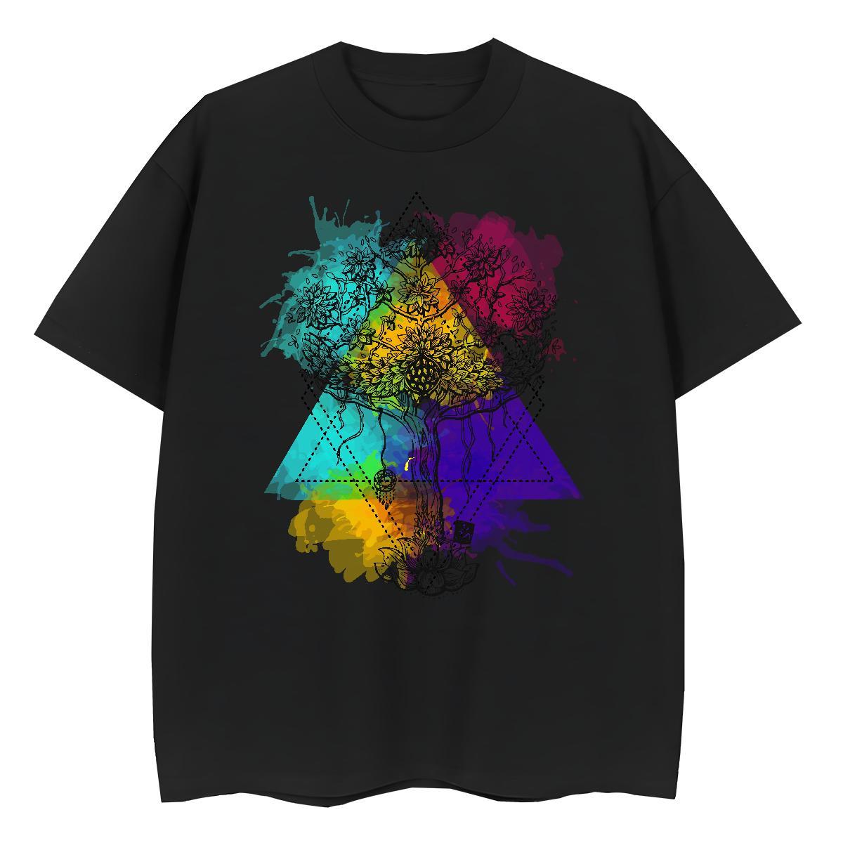 Classic Men Tees Casual 100% Cotton 230g Custom Big Size Round Neck Short Sleeve tree Mens T Shirts Stylist Tops Shirt
