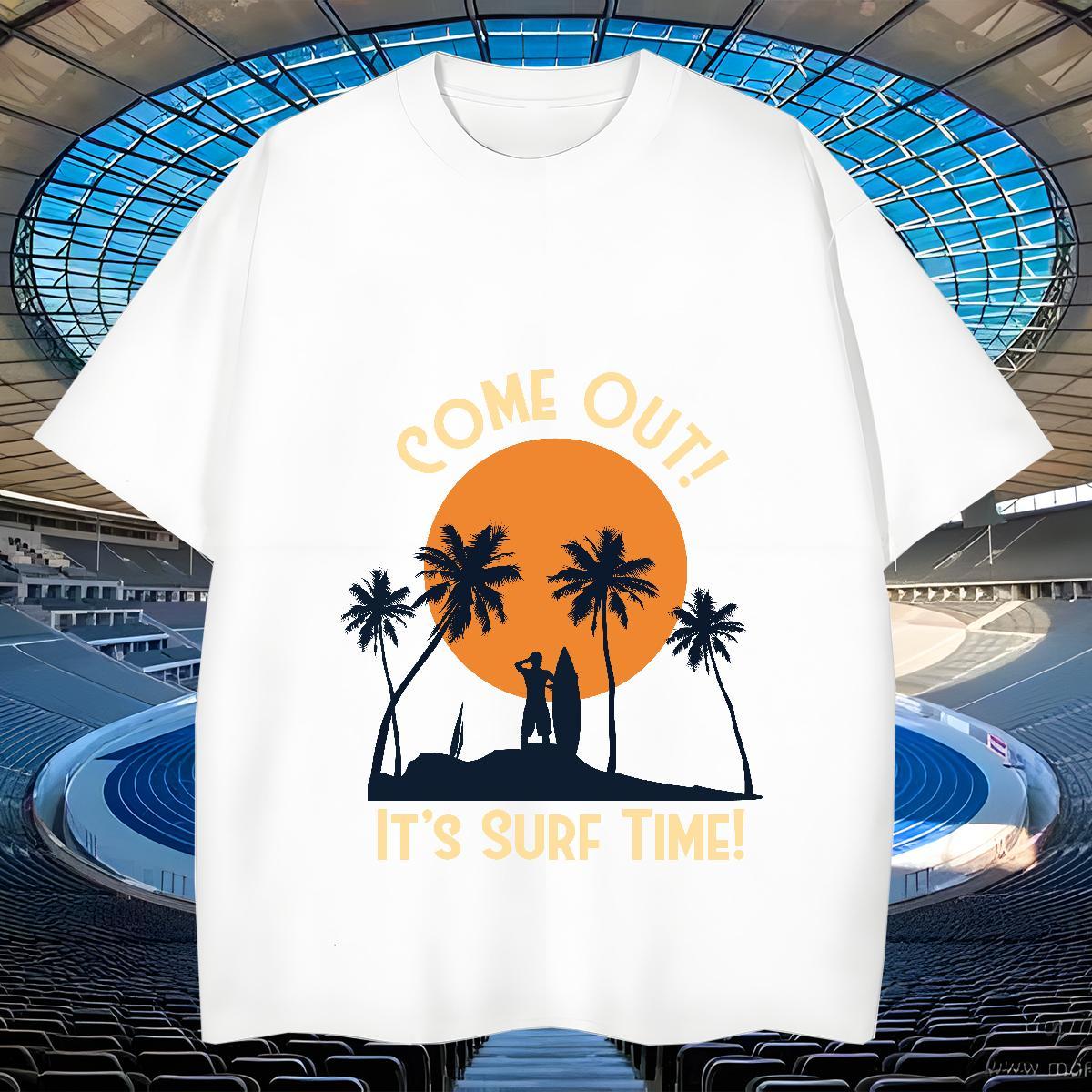 Wholesale Men Clothes T-Shirt Beach 230g Cotton Custom Printed Breathable Short Sleeve man T-Shirts for Men Stylist Tops Shirt