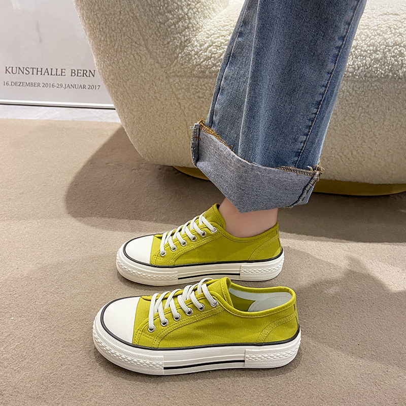 Ddmysports Korean Version Canvas For Women Summer New Versatile Student Breathable Running Board Casual Shoes S Trend OUTDOOR