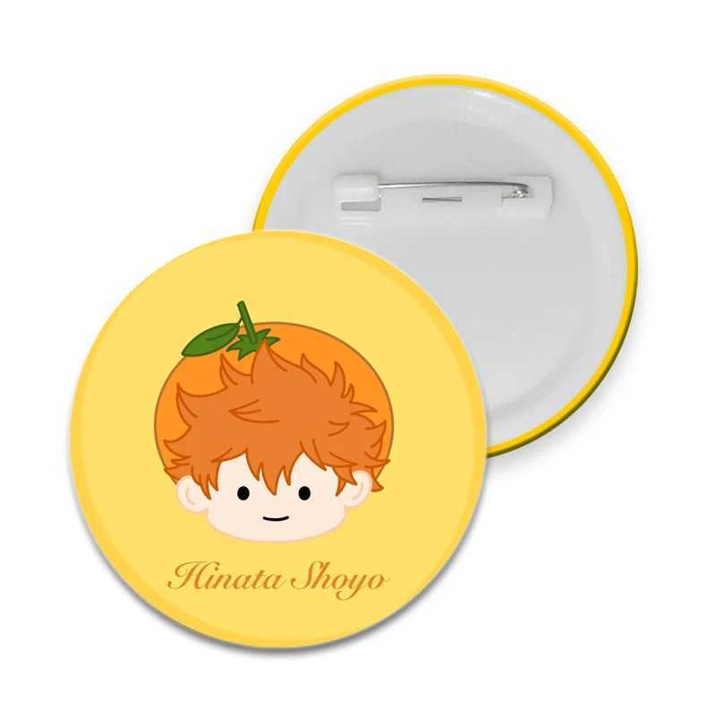 32/44/58mm Anime Haikyuu tinplate brooch picture icon badge handmade brooch for backpack clothing DIY gift W240815