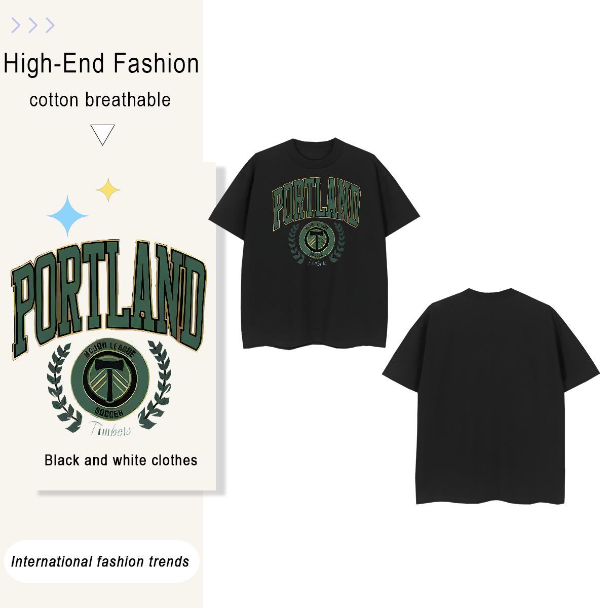 Classic letter 230g Cotton Men Clothes T-Shirt High Street Hip Hop O Neck Short Sleeves Men T Shirts Custom Oversized 4XL Tops Tees