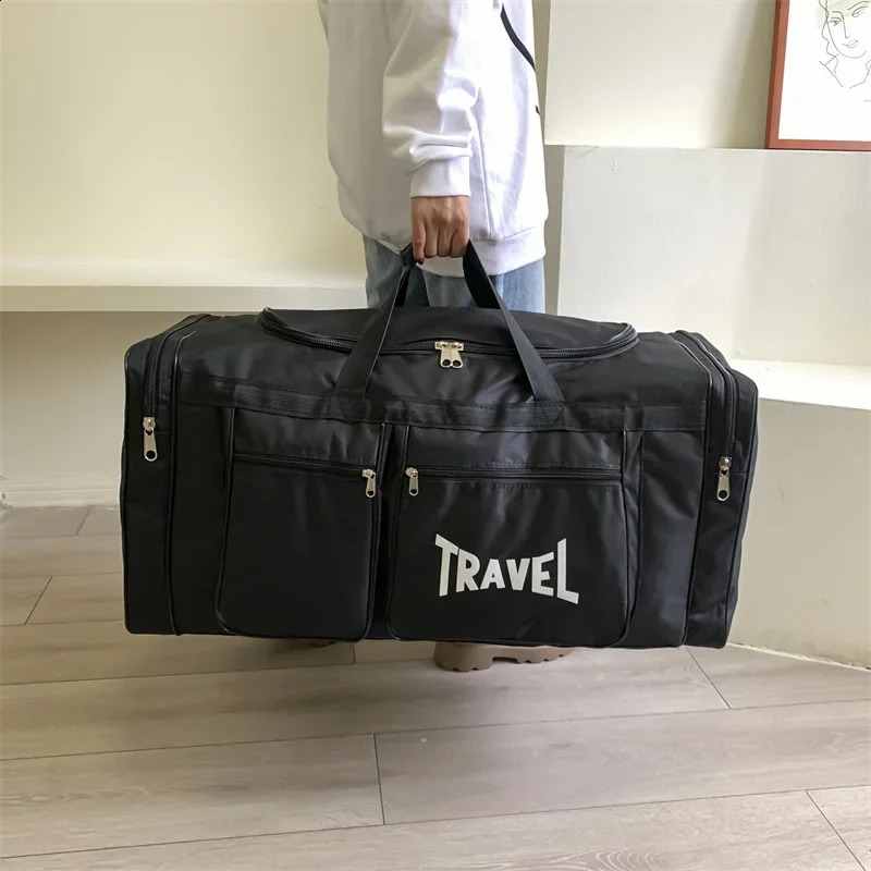 Travel Bag Foldable Large Capacity Waterproof Business Sports Handbags Wear-Resistant Portable Multifunction Duffel Bags luggage 240819