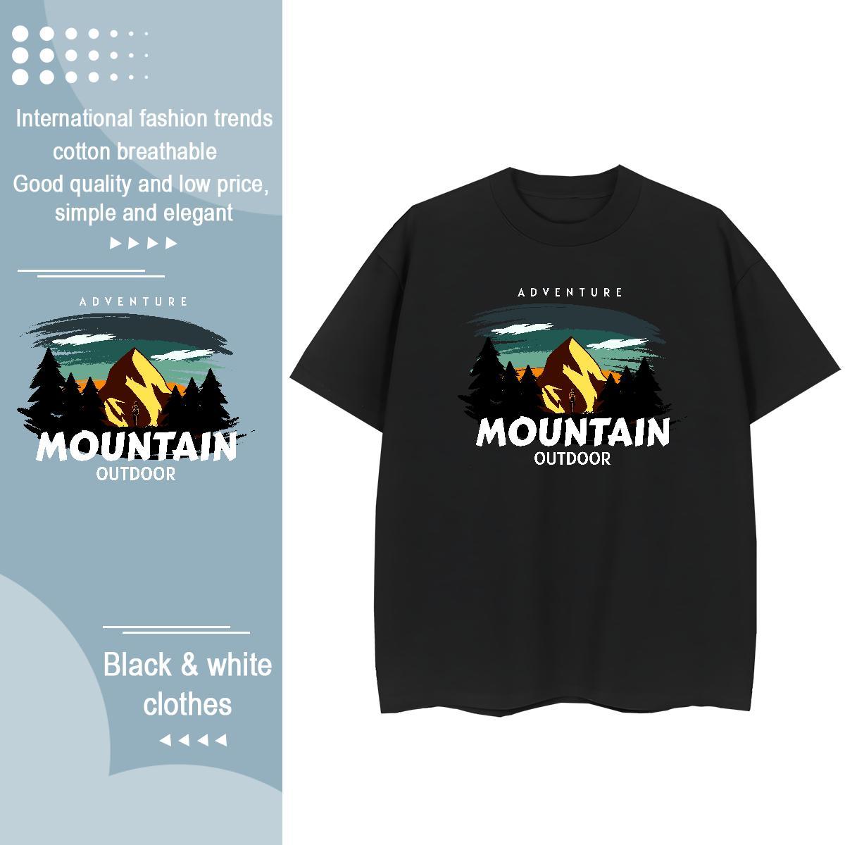 New Arrival Men Tops Tees tree Street Wear 230g Pure Cotton Tees Shirts O-Neck Short Sleeve Free Shipping T shirt Custom Big Size