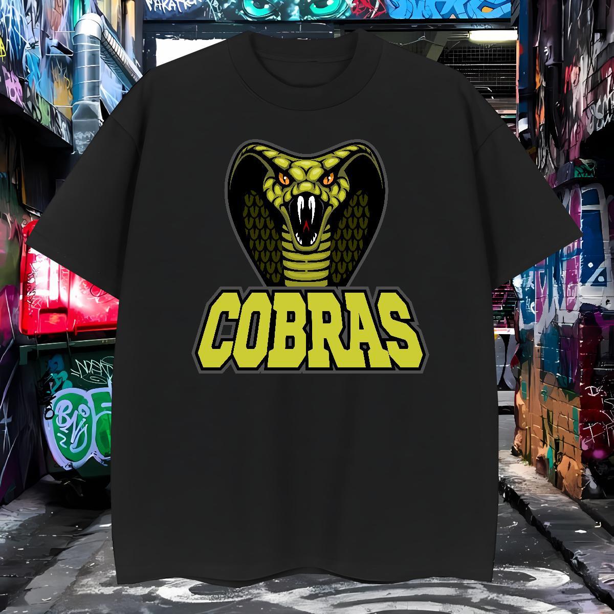 TOP Quality Men T Shirts cobra Crew Neck Breathable Street wear Hip Hop White Plus Size 230g 100% Cotton Mens Tshirts Casual New Top Tees