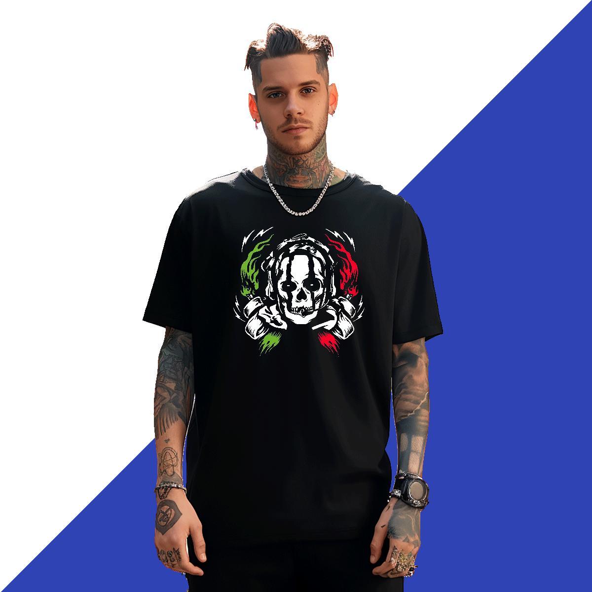 2024 Designer scary Tshirts 230g 100% Cotton T shirt Asian Size Street Wear Breathable Short Sleeve High Quality Tee Shirt
