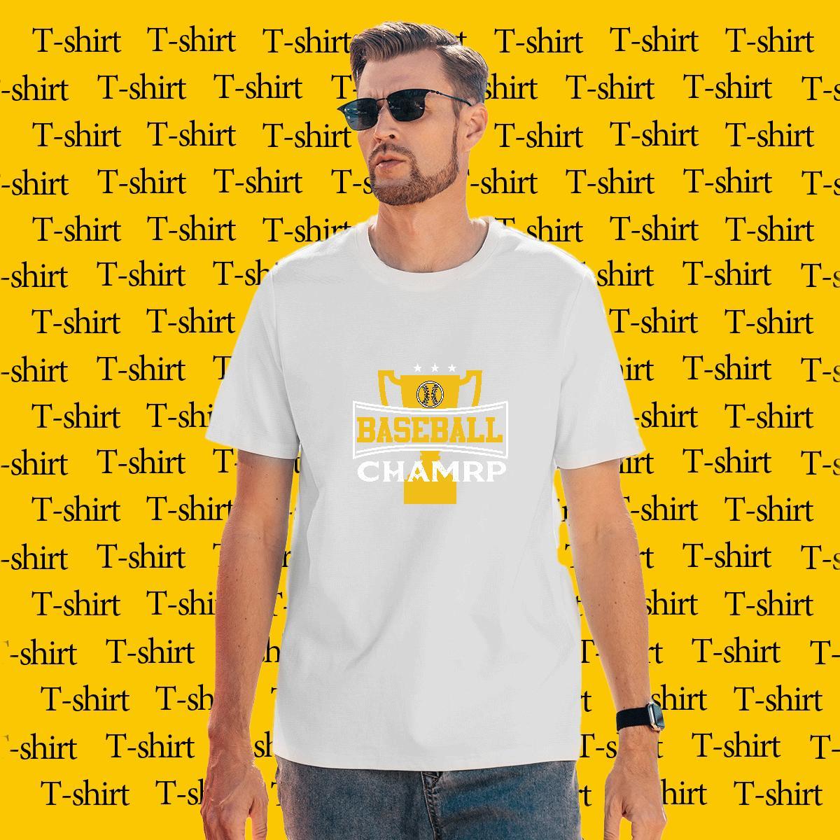 Designer baseball T Shirts Men High Street Hip Hop Men Clothes T-Shirt 230g Pure Cotton Fashion Designer O Neck Short Sleeves Oversized Tshirts