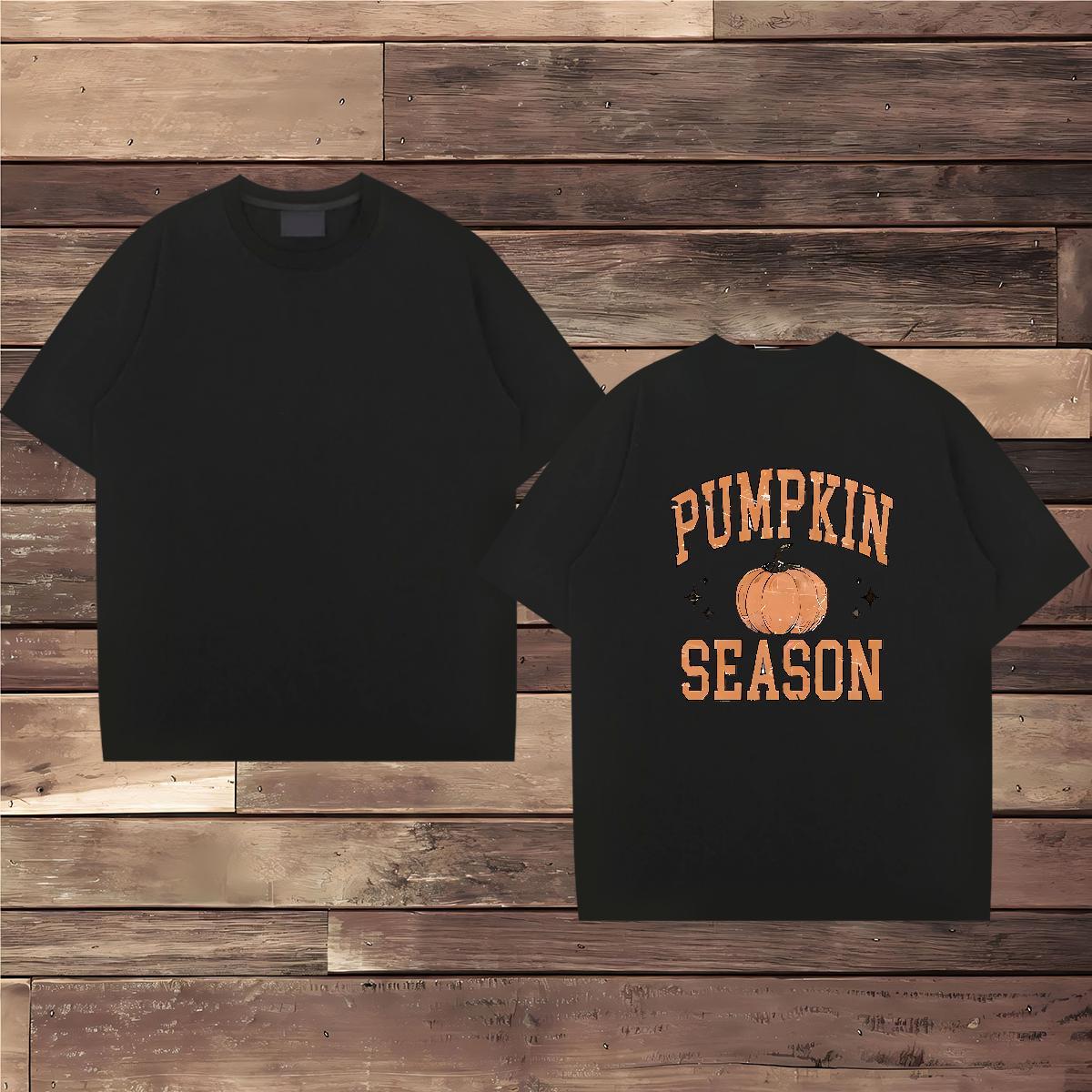 Comfortable Man T Shirts pumpkin Breathable Crew Neck Outdoor DIY Anime 230g 100% Cotton Tshirts Designer Clothes