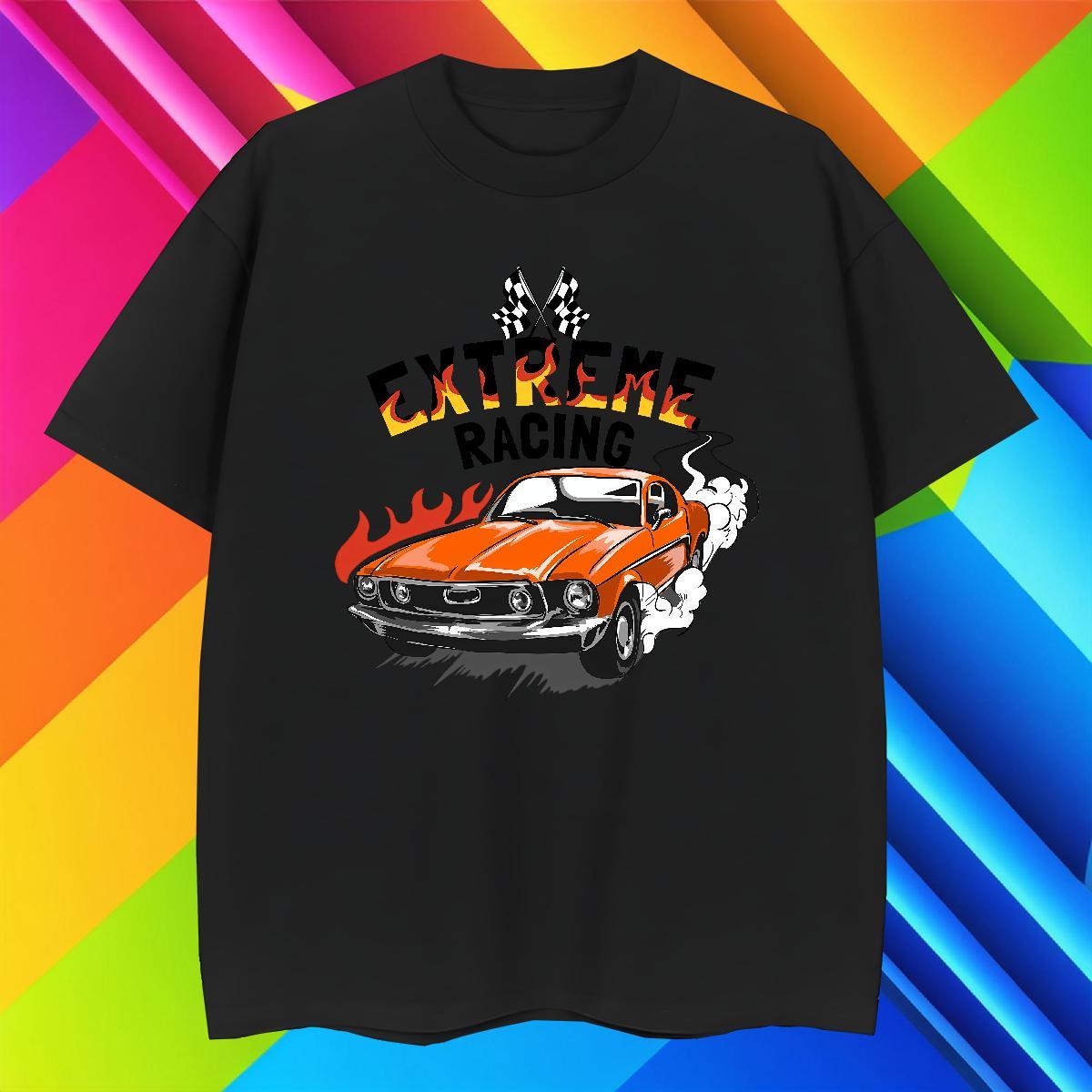 Unisex car 230g 100% Cotton Men Tshirts Daily Wear O-Neck Short Sleeve T shirt New Arrival DIY Clothings