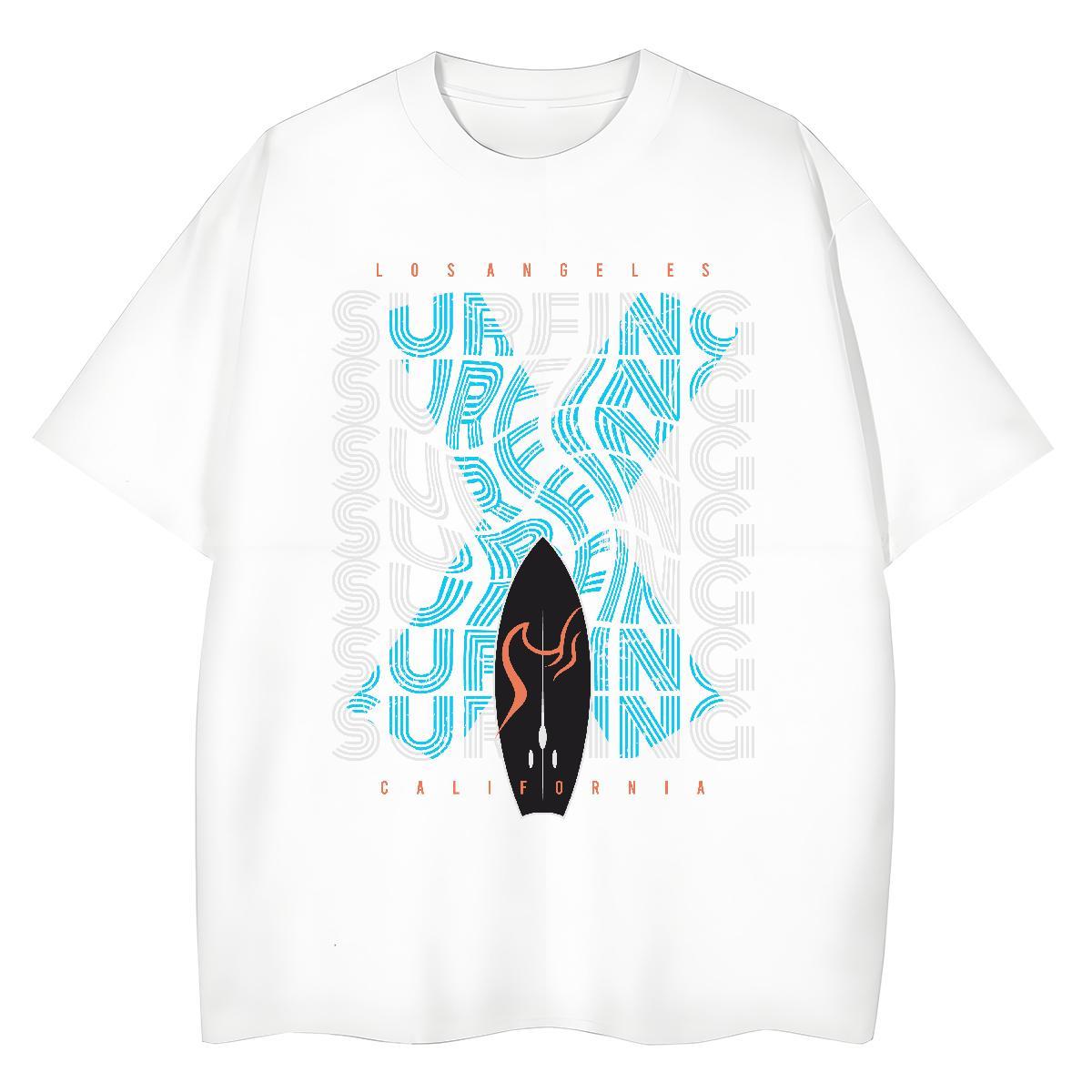 Free Shipping skateboarding Men Clothes T-Shirt 230g Pure Cotton T Shirts Men DIY Anime Spring Summer O-Neck Short Sleeve Unisex Wear