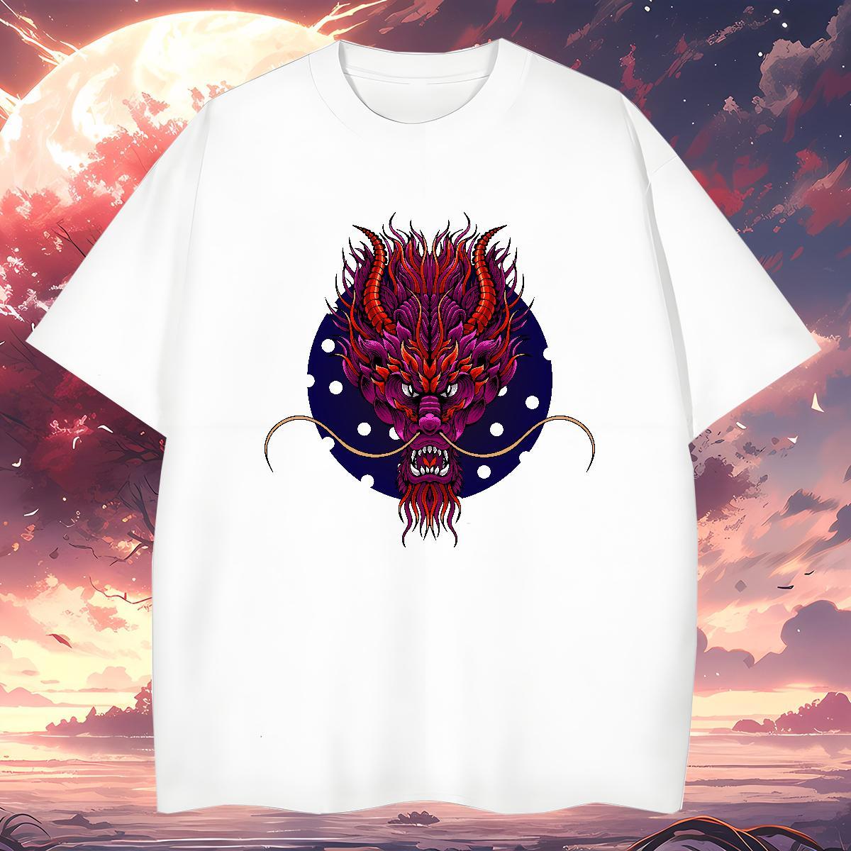 Wholesale angry T-Shirts for Men Hip Hop Men Clothes T-Shirt 230g Cotton Fashion Casual Pure Cotton Oversized Top Tees