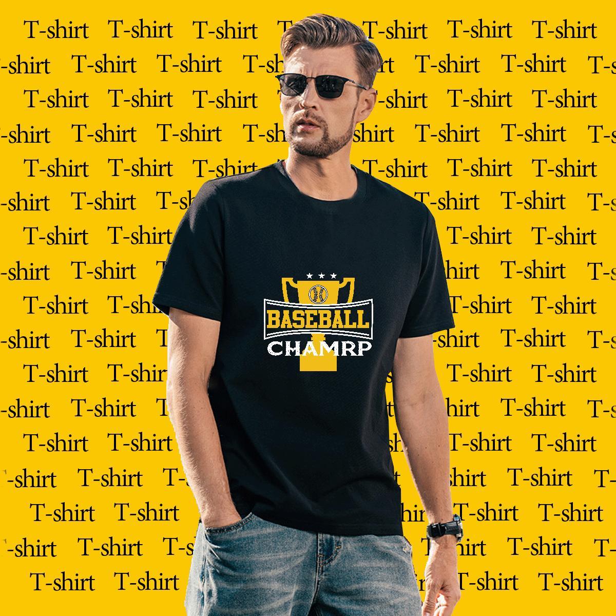 Designer baseball T Shirts Men High Street Hip Hop Men Clothes T-Shirt 230g Pure Cotton Fashion Designer O Neck Short Sleeves Oversized Tshirts
