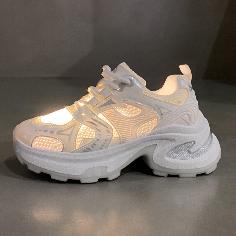 Ddmysports Instagram Korean New Dad Women S Summer Student Sports Running Casual Thick Sole Eightening Shoes B OUTDOOR