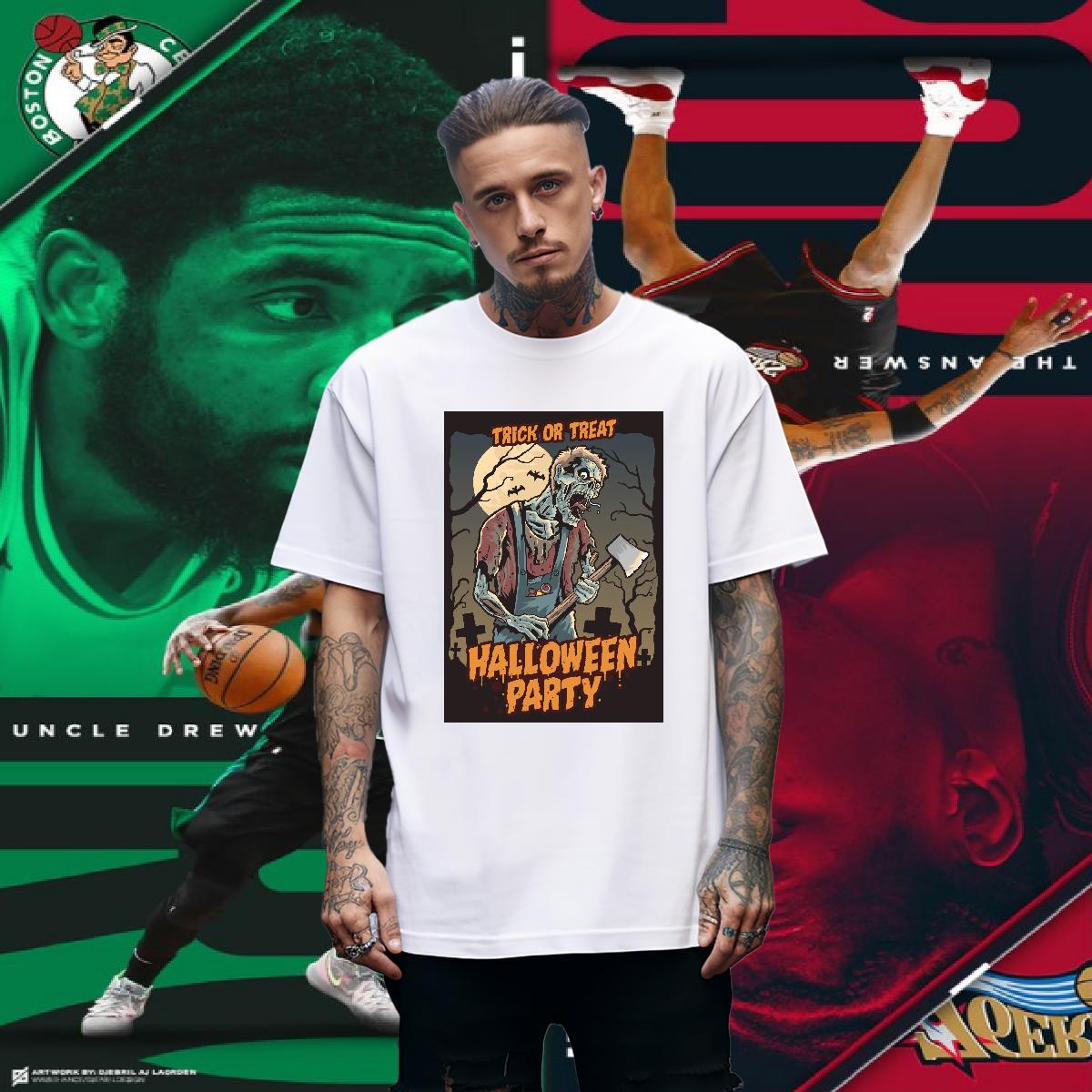 Soft T-Shirts halloween Breathable Crew Neck Daily Outfit Anime Print 230g Cotton Couples T Shirts DIY Customized Wear
