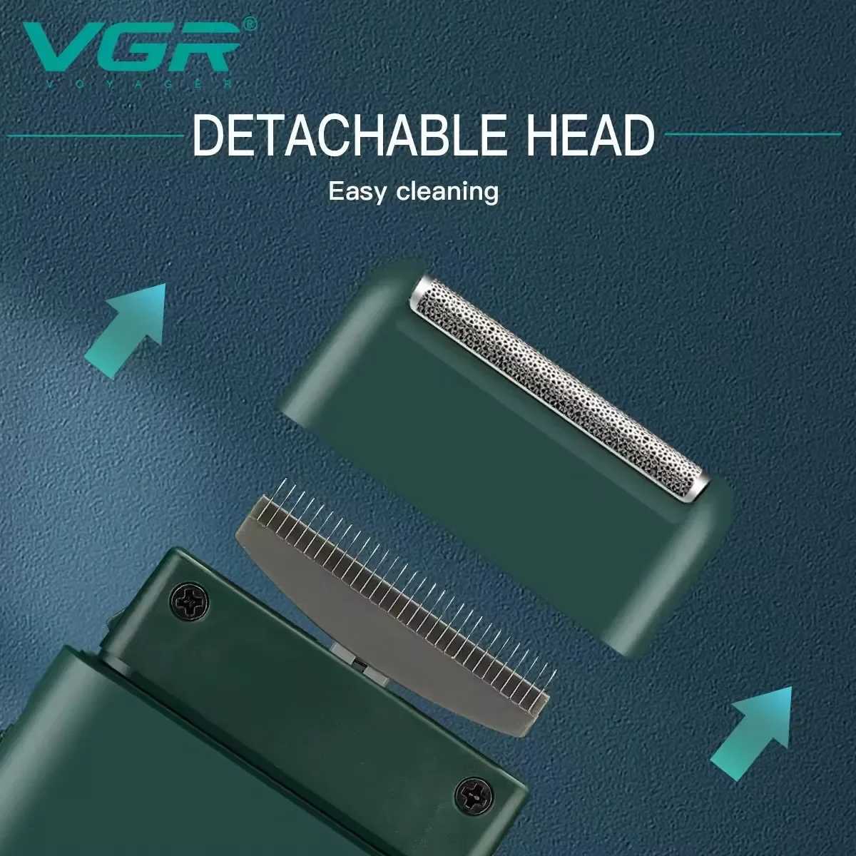 VGR trimmer rechargeable precision beard trimmer mini portable shaver professional electric shaver mens shaver V-390 W240819