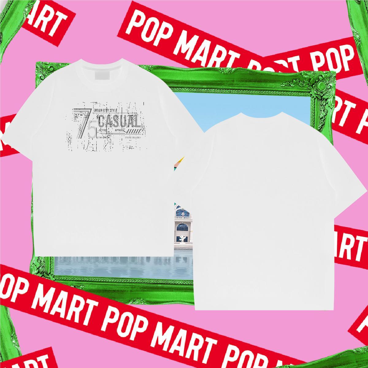 Brand letter 230g Cotton Tshirts Casual Beach Breathable Short Sleeve T-Shirts for Men Stylist Plus Size Cartoon Tops