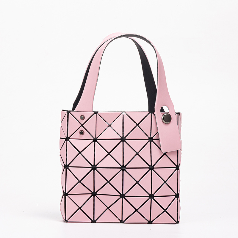 2024 new diamond grid women's niche high-end handbag with large capacity small square box tote bag
