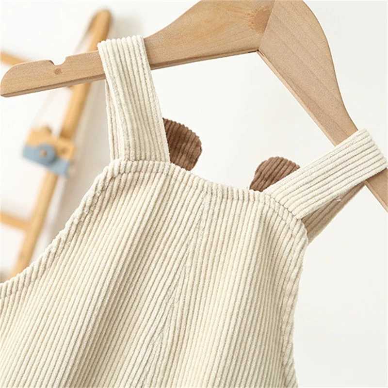 Baby jacket boys girls pants baby cotton jumpsuit casual spring toddler jacket girls casual flower crown Trouser New W240806