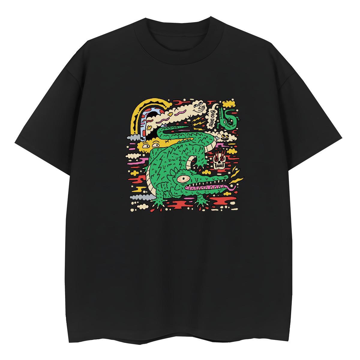 Factory Direct Woman Tshirt Sports Street Wear Comfortable Clothings Lady 230g 100% Cotton crocodile DIY Anime Women T Shirts