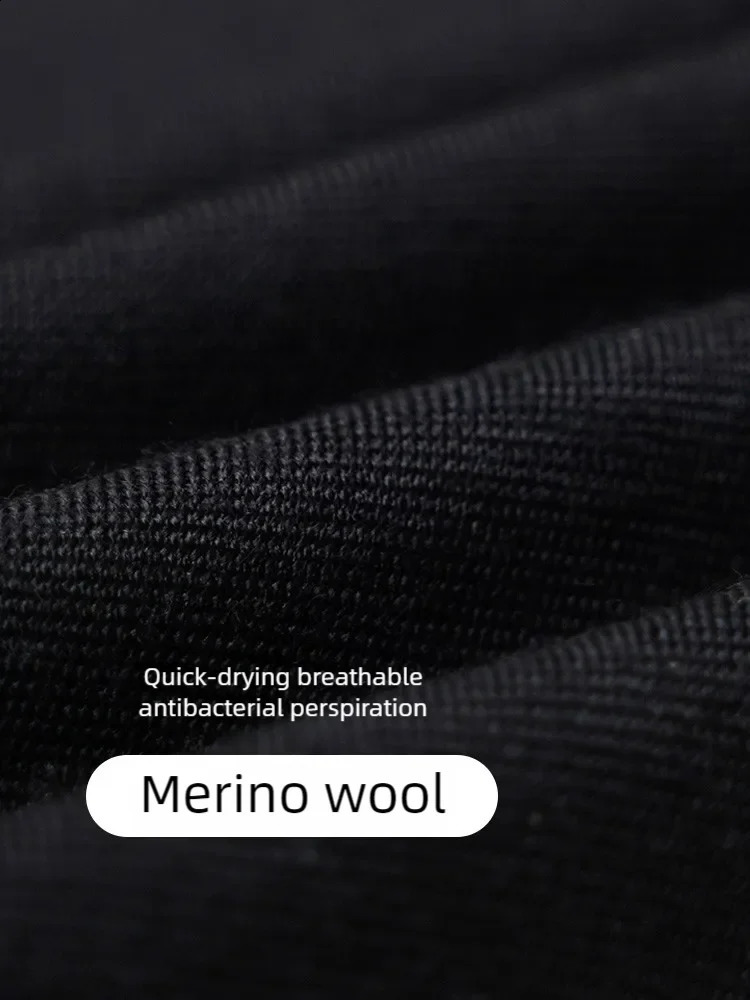 Outdoor Summer Mens Merino Wool Quick Drying Tshirt Crewneck Running Mountain Short Sleeves 240819