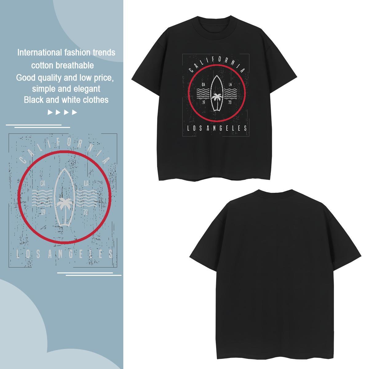 Cool circle 230g Cotton Tshirts Outdoor Short Sleeve Soft Man T Shirts New Arrival White Plus Size Tees Shirts