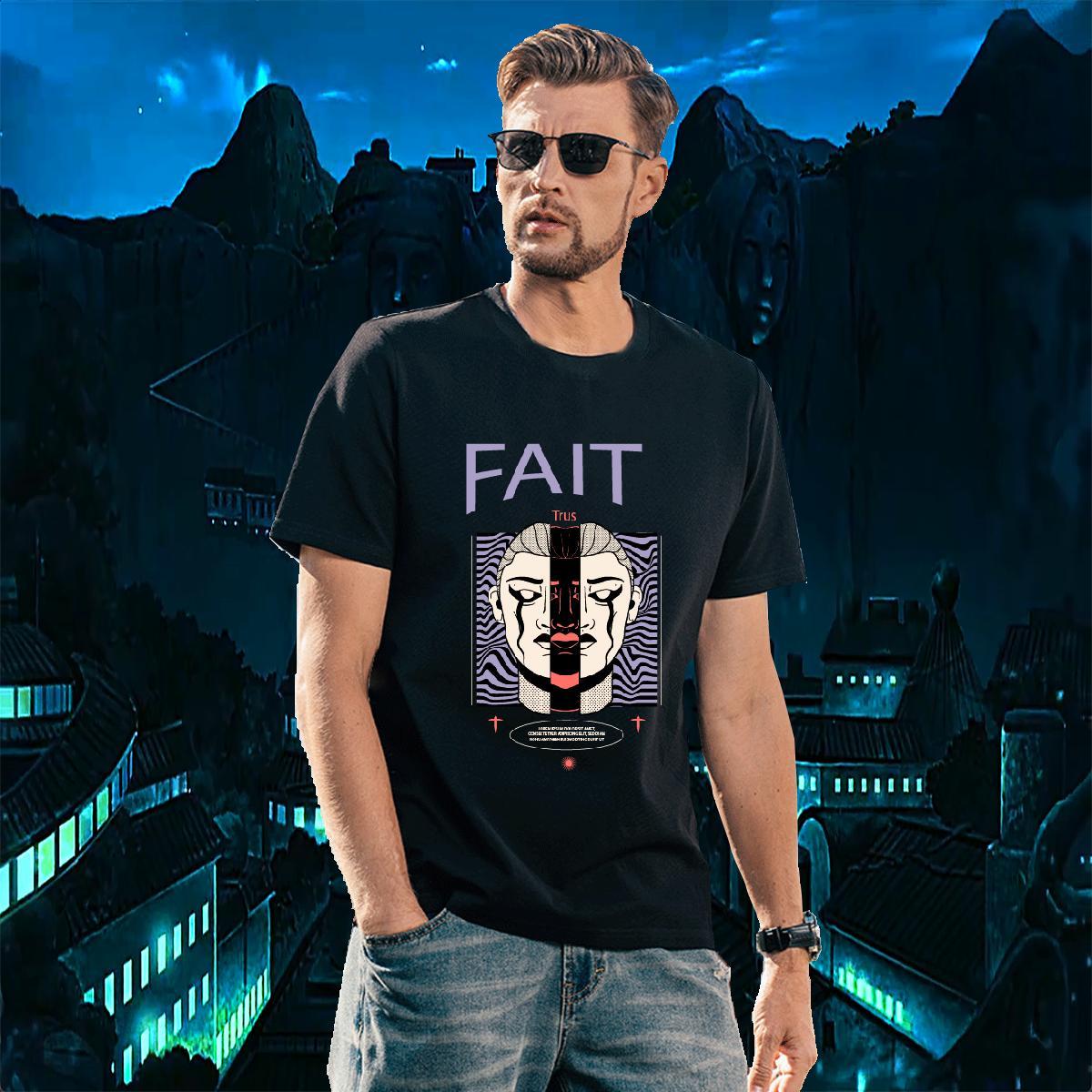 Soft Western style 230g 100% Cotton Tshirt for Man Woman Spring Summer Crew Neck Breathable T shirt 2024 New DIY Polos