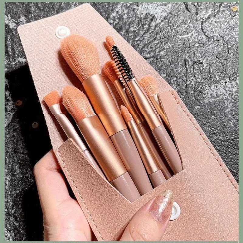 8Pcs Eyeshadow Foundation Blending Makeup Brush Portable Soft Fluffy Cosmetics Concealer Makeup Brush Professional Make Up Tool M240820