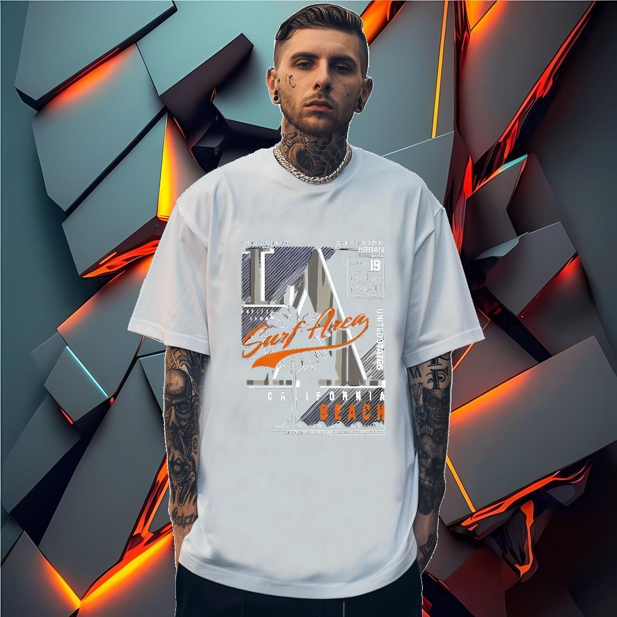 High Quality letter 100% Cotton 230g Mens Tshirts Street Casual Breathable Short Sleeve T-Shirts for Men 2024 Designer DIY Printed Tee Shirt
