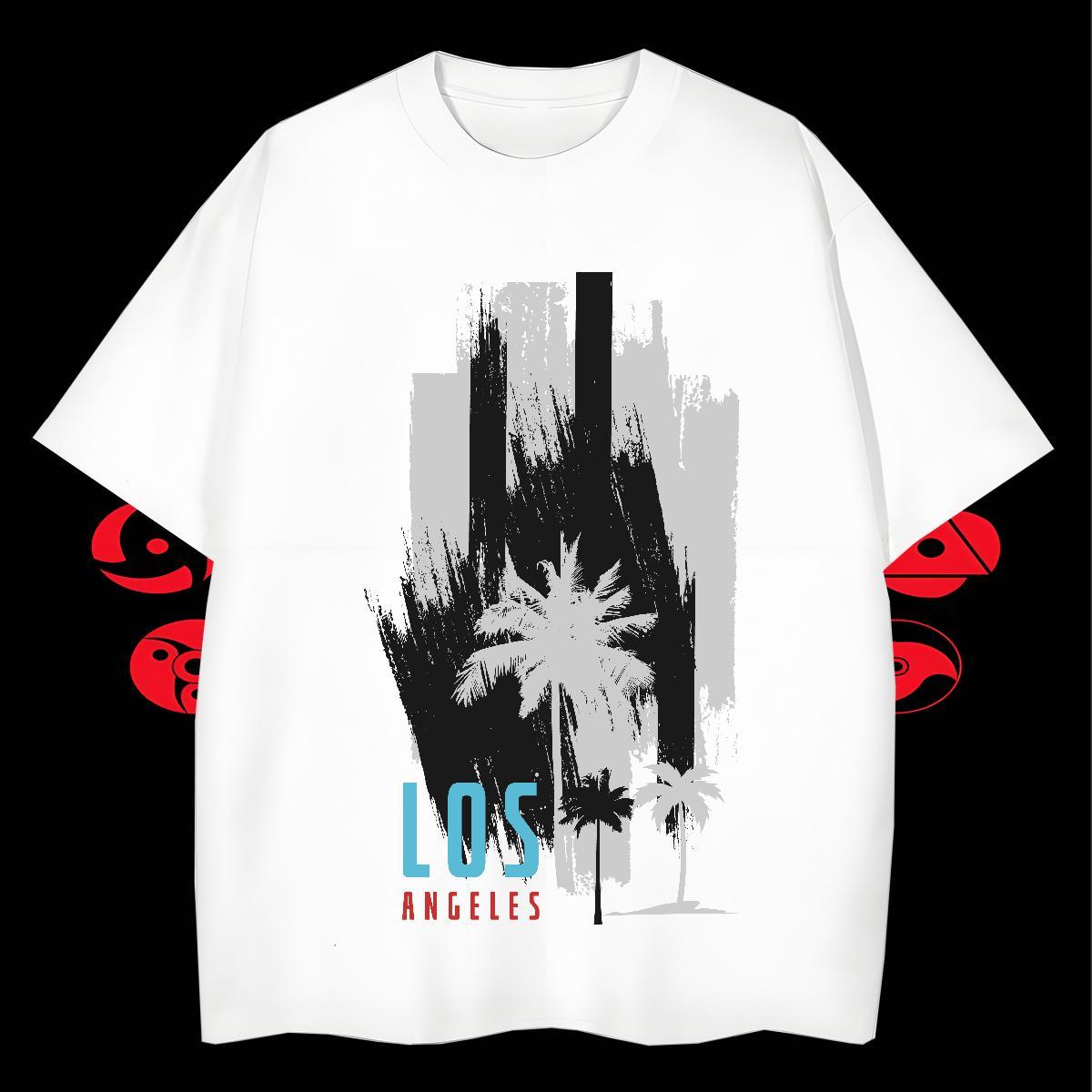 Popular Tshirts Street wear Hip Hop 230g Pure Cotton Asian Size Breathable Crew Neck tree Mens T Shirts Factory Direct Clothes