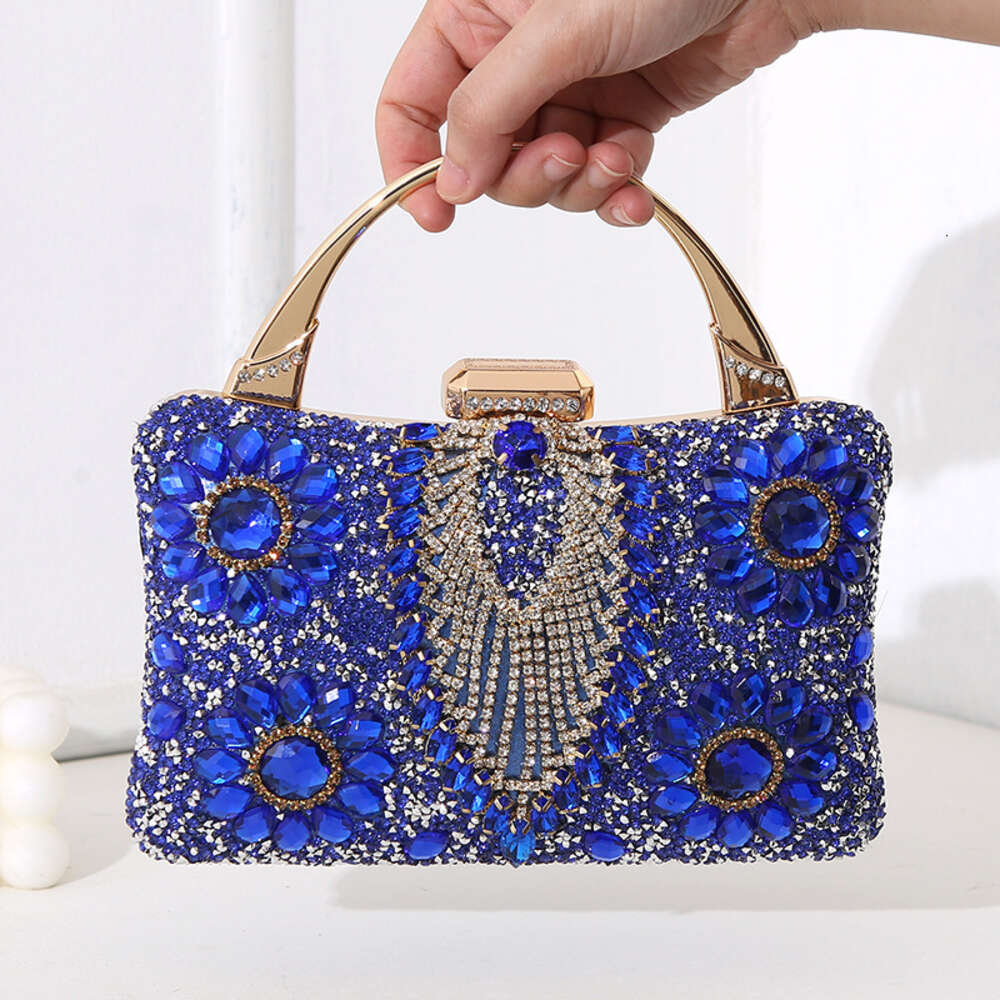 New Metal Dinner Women's Handmade Diamond Banquet Handheld Bag Celebrity Dress Handbag