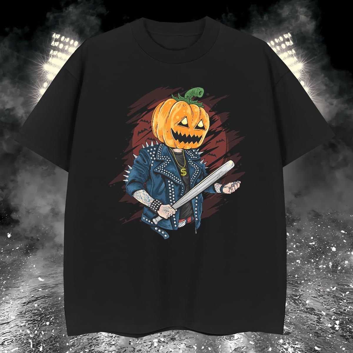 New Arrival Couples T Shirts pumpkin Casual 100% Cotton 230g Tops Breathable Short Sleeve Wholesale T Shirts Men Oversized 4XL