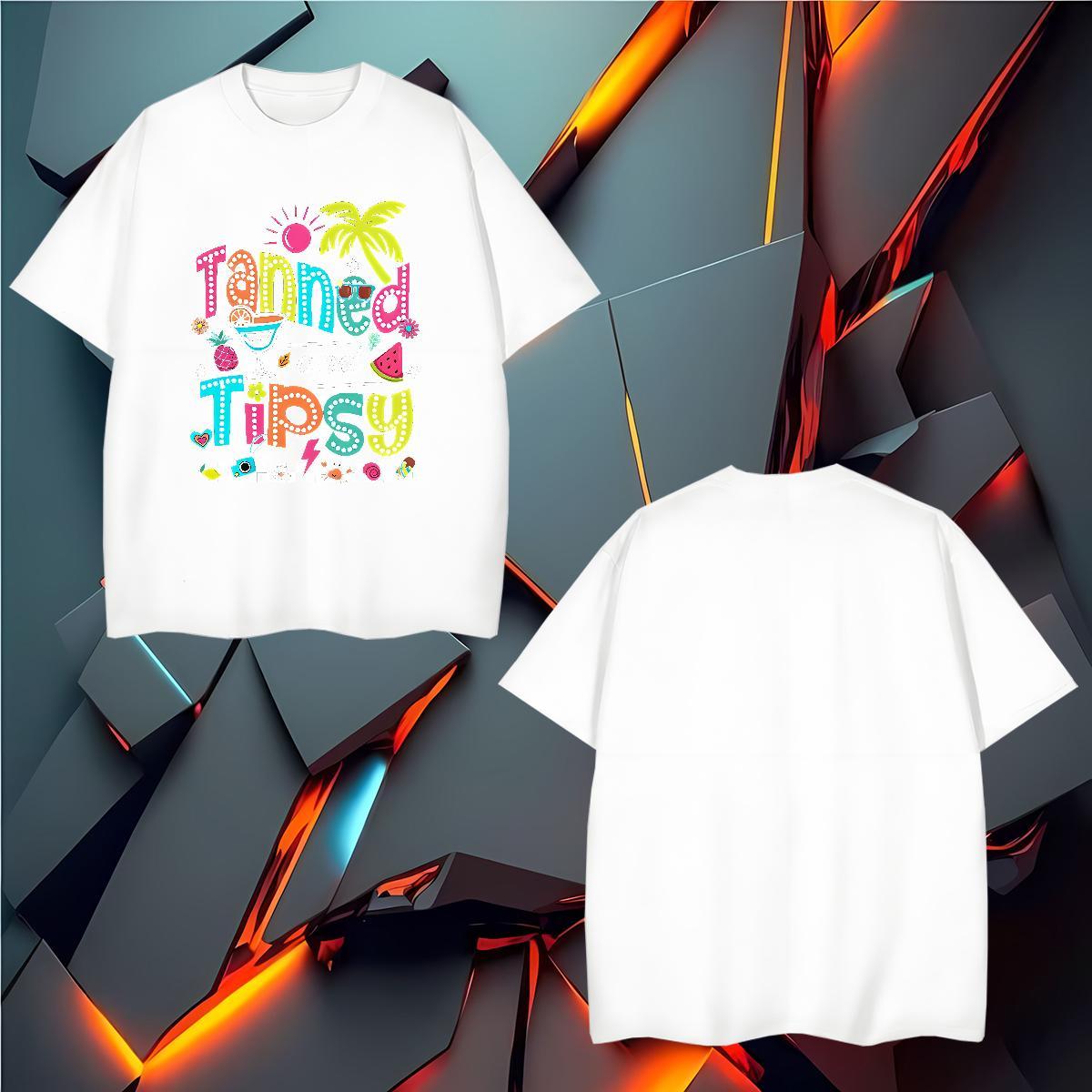 Mens T Shirts 230g Pure Cotton letter Summer Casual O-Neck Short Sleeve Graphic Men Tees Classic Soft Tops