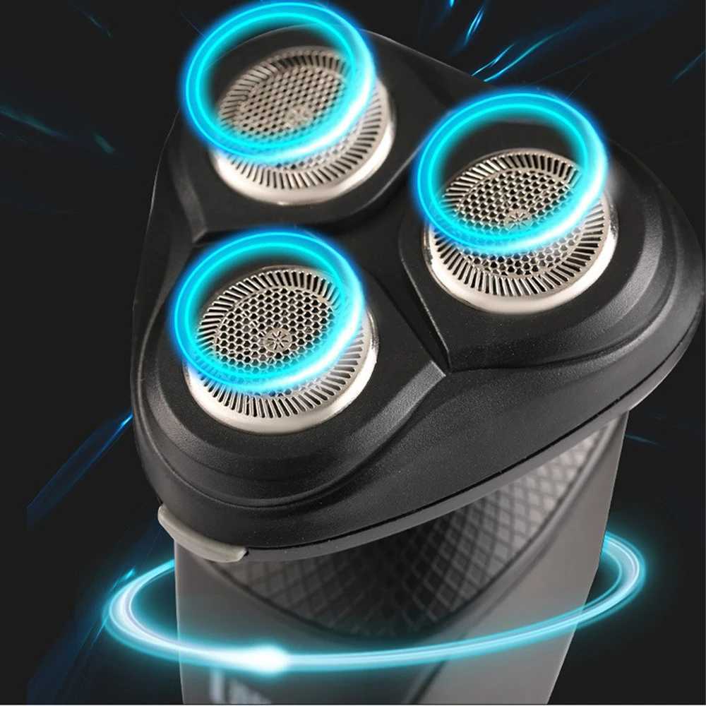 3-in-1 Three Head Shaver Set Mens Electric Washable Shaver USB Charging Shaver Floating Scissor Shaver W240819
