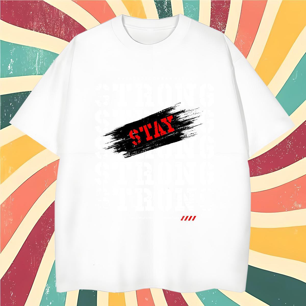 TOP Quality run 100% Cotton 230g Men Tees Daily Outfit Short Sleeve Soft T-Shirts Custom Oversized 4XL Tops Tees