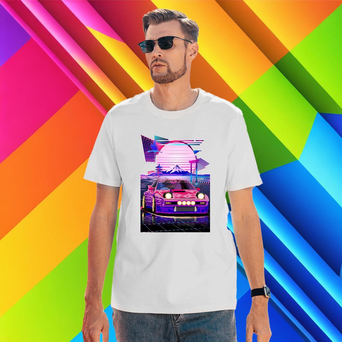 Wholesale Couples T Shirts Street Casual 100% Cotton 230g Anime Print Short Sleeve Soft car Mens T Shirts 2024 Designer Wear