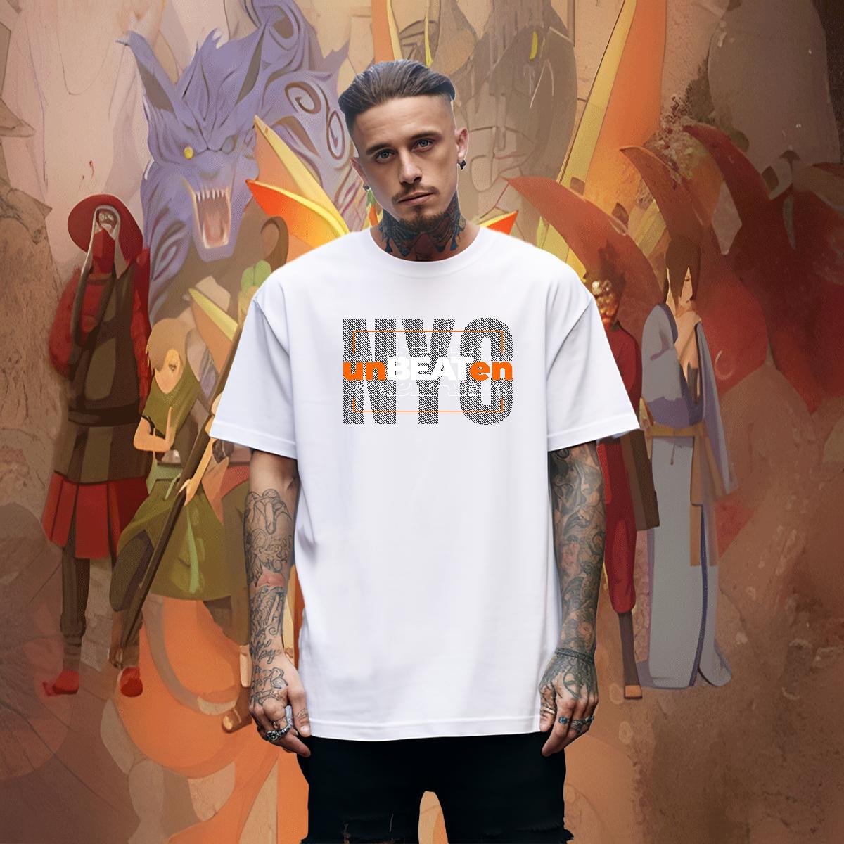Brand Tshirt for Man Woman Street wear Hip Hop 100% Cotton 230g Custom Print Oversized Breathable Short Sleeve unbeaten T-Shirts 2024 DIY Clothes