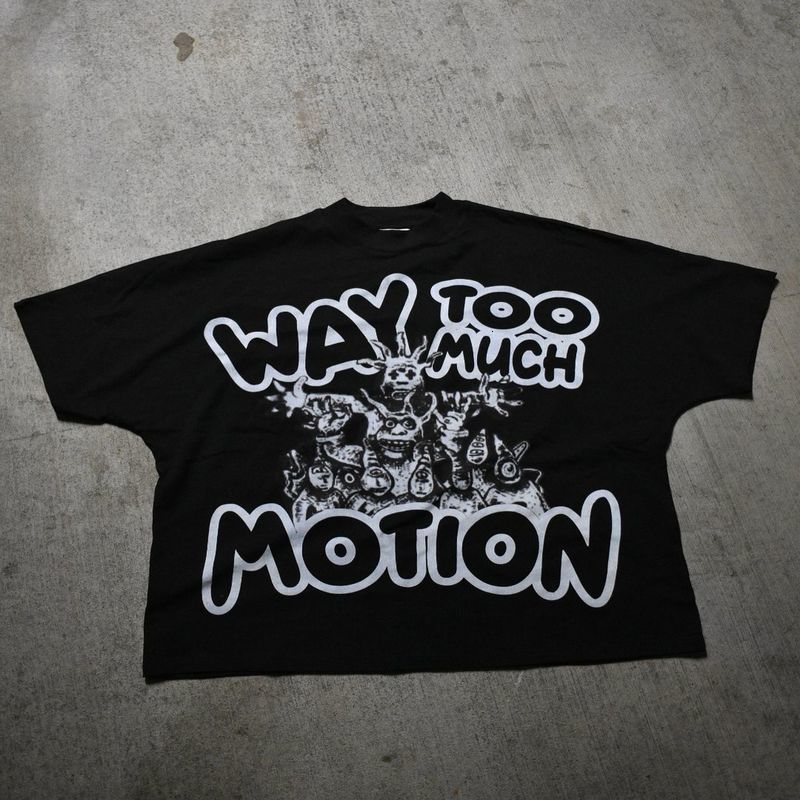 American Harajuku Y2K oversized graffiti British printed Tshirt mens pure cotton summer street fashion short sleeved couple 240819