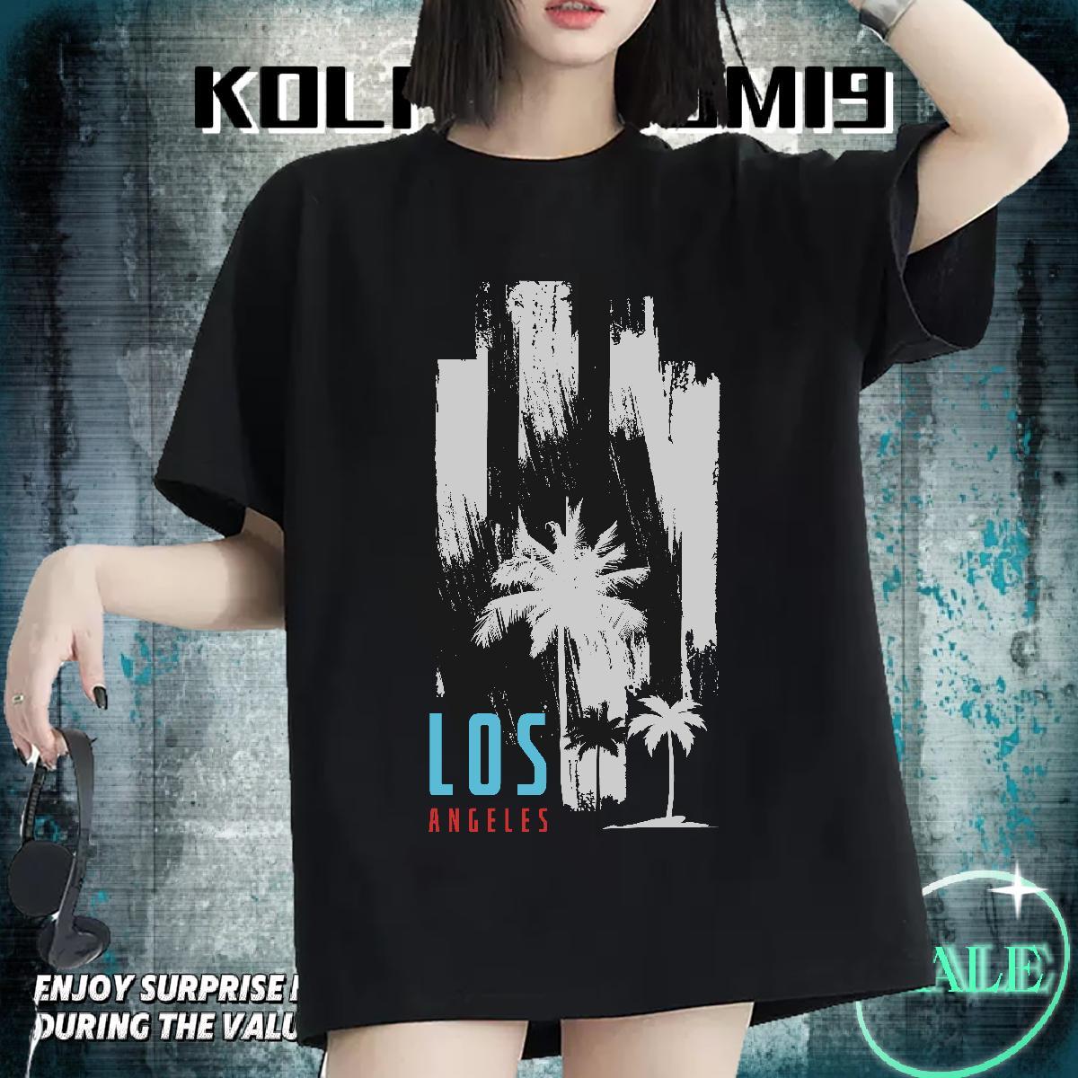 DIY Unisex Tshirts Sports Casual Breathable Crew Neck Tee Shirt Free Shipping 230g Cotton tree Black White T shirt