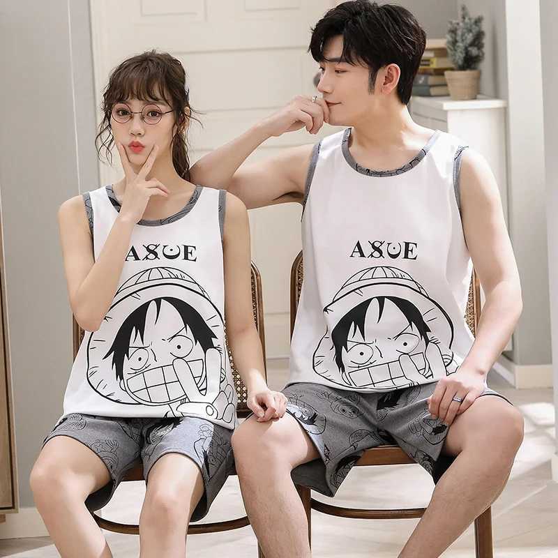 Sleepwear Sin Chan Mens Sleepwear Sin Chan Cotton Summer Short Japanese Couple Sleepwear 2022W240719