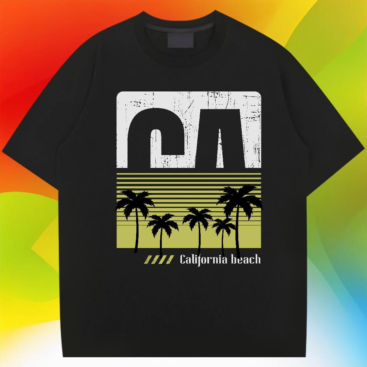 Popular tree 230g 100% Cotton Men Clothes T-Shirt Hip Hop Breathable Short Sleeve Man T Shirts Wholesale Asian Size Wear