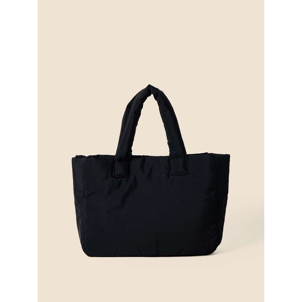 New 2024 Spring Cotton Candy Color Handheld Tote Bag Casual Commuting Nylon Large Capacity Handbag for Women