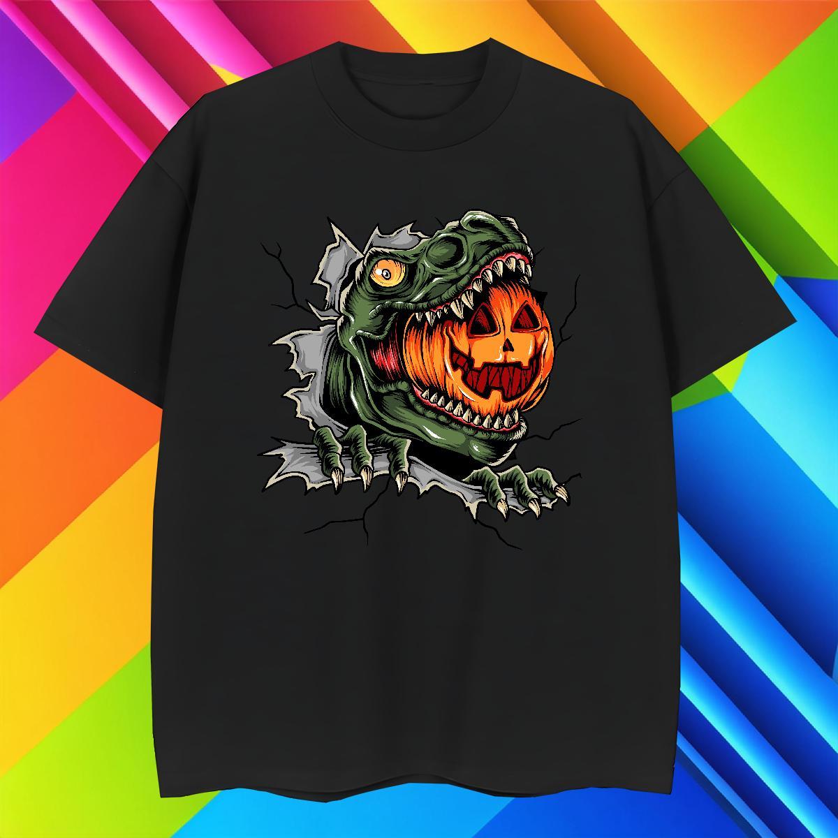 Classic T-Shirts pumpkin Pure Cotton Sport DIY Printed 230g 100% Cotton Couples T Shirts 2024 Clothes