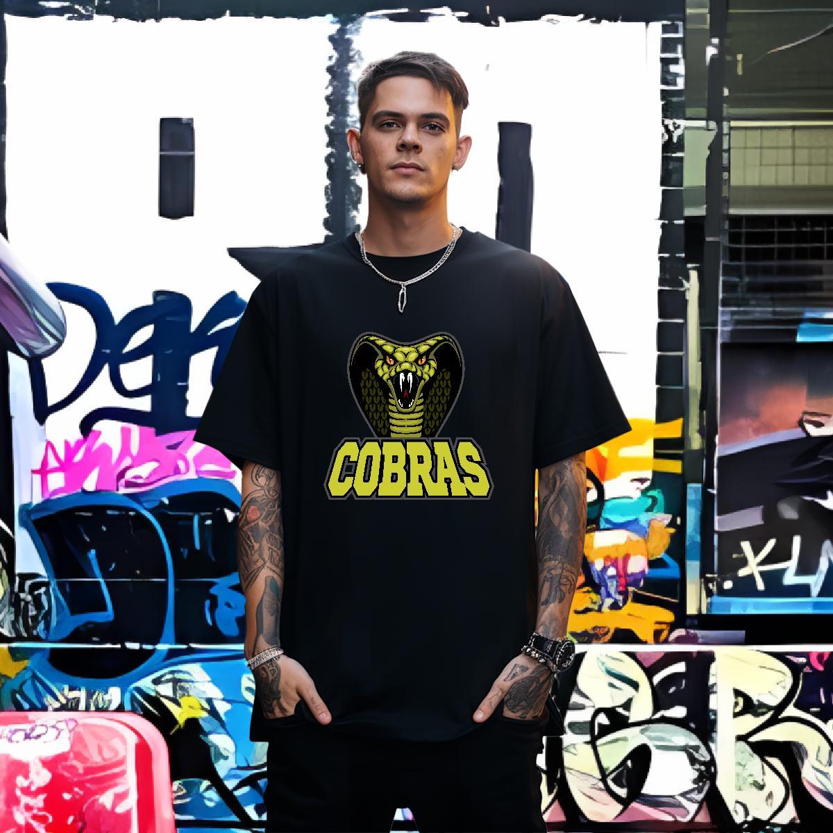 Free Shipping T-Shirts for Men cobra Pure Cotton Home Outdoor Customized Print 100% Cotton 230g Tshirt for Man Woman Factory Direct Tees