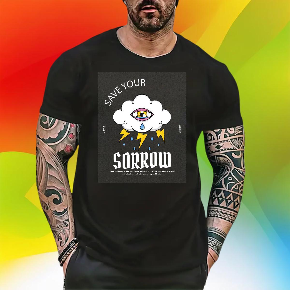 Popular Tshirt for Man Woman Summer Casual 100% Cotton 230g Anime Print Short Sleeve O-Neck watching T-Shirts 2024 New Tees Shirts