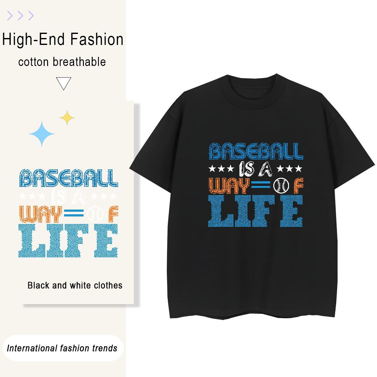 Brand letter 100% Cotton 230g Men Tshirts Street Breathable Short Sleeve T-Shirts Stylist Cartoon Printing L-4XL Tops Shirt