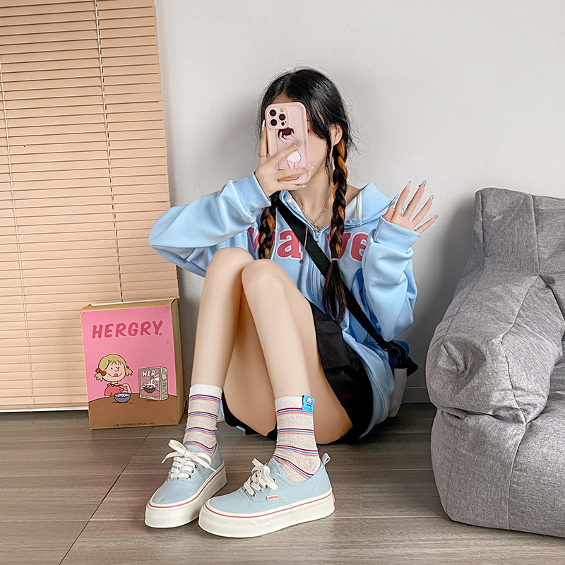 Ddmysports Canvas Women S Summer New Student Korean Edition Instagram Versatile Thick Sole Board Spring And Autumn Casual Shoes TP OUTDOOR