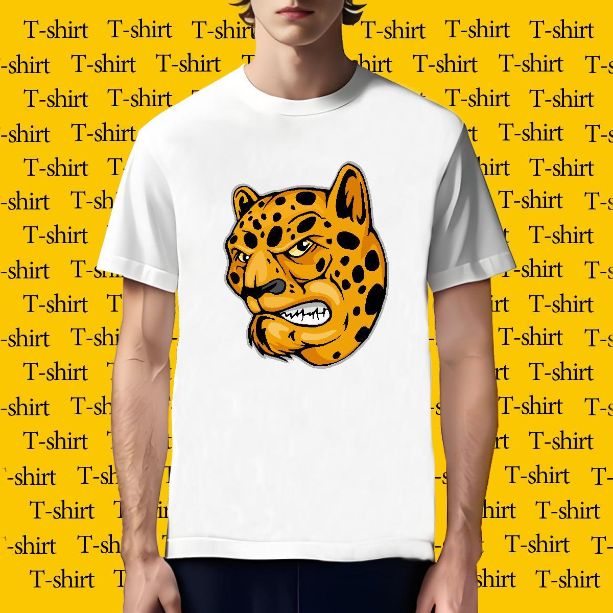 Designer Mens T Shirts leopard Breathable Crew Neck Anime Printing Street Custom Big Size 230g Pure Cotton Men Tshirts Designer Fashion Top Tees