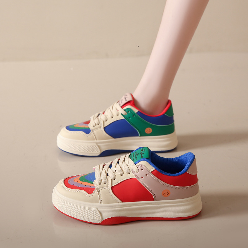 Ddmysports Summer New Mandarin Duck Colored Small White Trendy Student Breathable Versatile Casual Board Shoes Female OUTDOOR