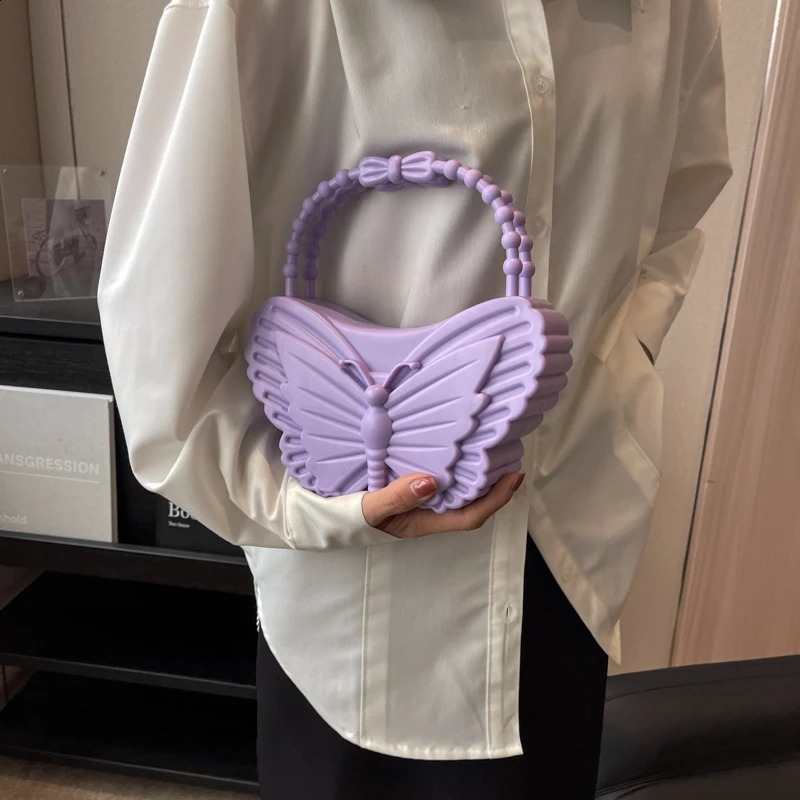 Trendy Butterfly Tote Clutch Bag Handbags and Purses 2023 Ladies Evening Bags High Quality 240819